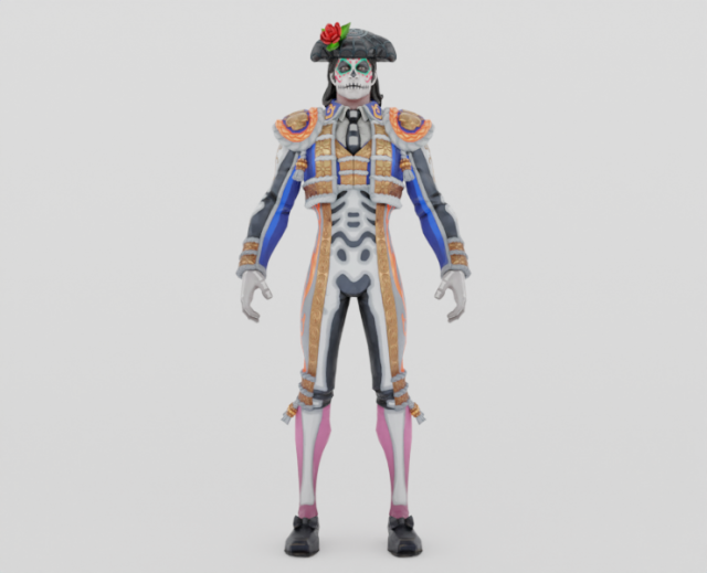 Dante - Fortnite 3Dモデル .c4d .max .obj .3ds .fbx .stl .blend 