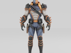 DeathStroke Zero - Fortnite 3D-Modell