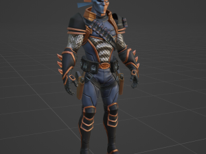 DeathStroke Zero - Fortnite 3Dモデル