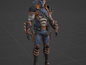 DeathStroke Zero - Fortnite 3D Model