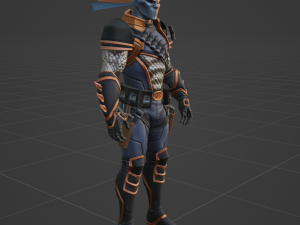 DeathStroke Zero - Fortnite 3Dモデル