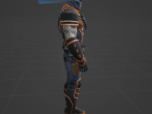DeathStroke Zero - Fortnite 3D Model