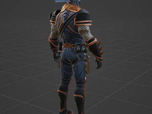 DeathStroke Zero - Fortnite 3Dモデル