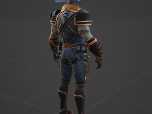 DeathStroke Zero - Fortnite 3D Model
