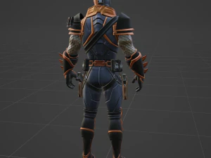 DeathStroke Zero - Fortnite 3D Model