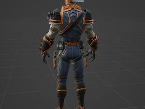 DeathStroke Zero - Fortnite 3D Model