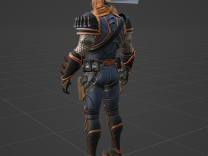 DeathStroke Zero - Fortnite 3Dモデル