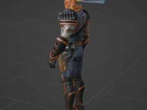 DeathStroke Zero - Fortnite 3D Model