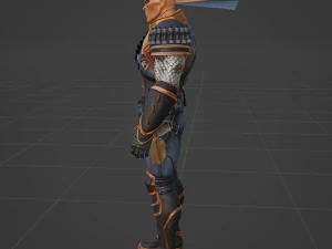 DeathStroke Zero - Fortnite 3D Model