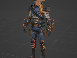 DeathStroke Zero - Fortnite 3Dモデル