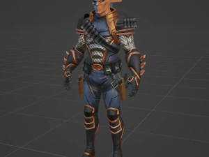 DeathStroke Zero - Fortnite 3D Model