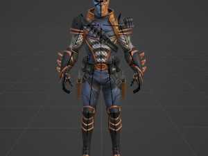 DeathStroke Zero - Fortnite 3Dモデル
