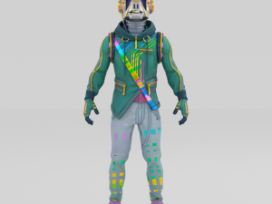 DJ Yonder - Fortnite 3D Model