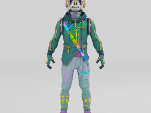 DJ Yonder - Fortnite Modello 3D