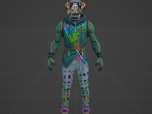 DJ Yonder - Fortnite 3Dモデル