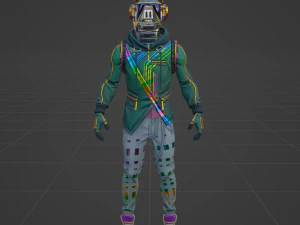 DJ Yonder - Fortnite 3D Model