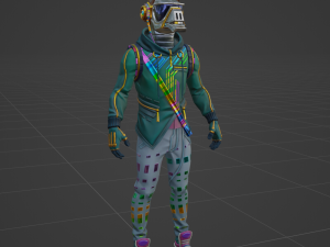 DJ Yonder - Fortnite 3Dモデル