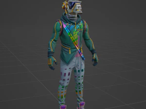 DJ Yonder - Fortnite 3D Model