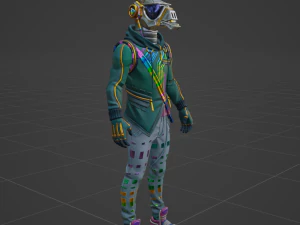DJ Yonder - Fortnite 3D Model