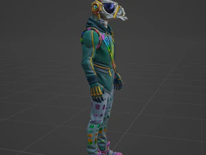 DJ Yonder - Fortnite 3D Model