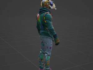 DJ Yonder - Fortnite 3D Model