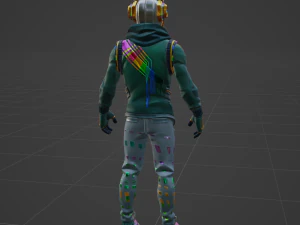 DJ Yonder - Fortnite 3D Model