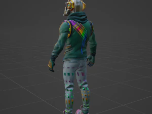 DJ Yonder - Fortnite 3D Model