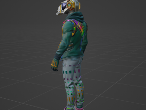 DJ Yonder - Fortnite 3Dモデル