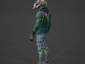 DJ Yonder - Fortnite 3D Model