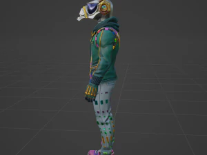 DJ Yonder - Fortnite 3D Model