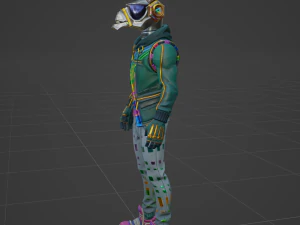 DJ Yonder - Fortnite 3D Model