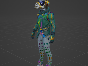 DJ Yonder - Fortnite 3Dモデル