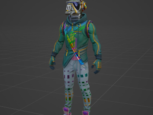 DJ Yonder - Fortnite 3Dモデル