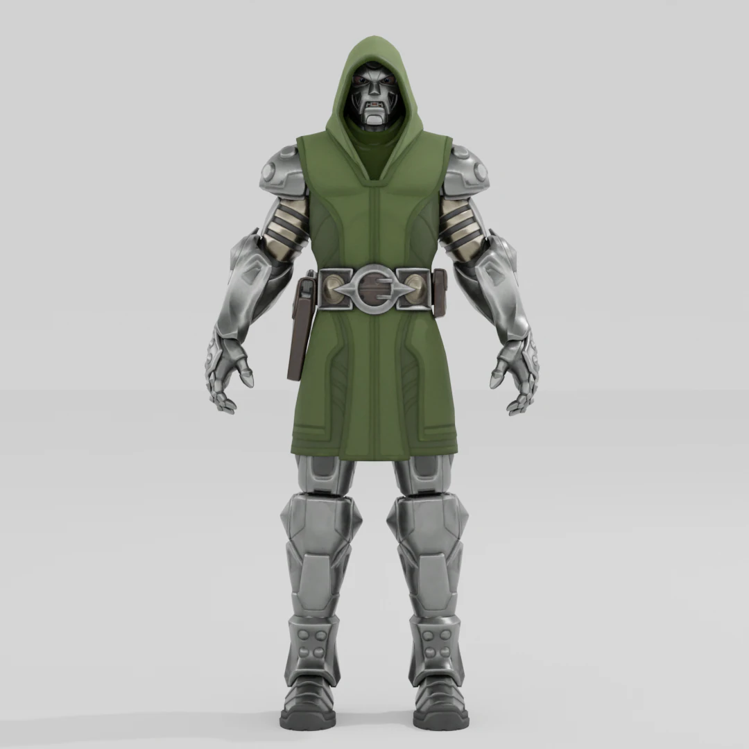 Doctor Doom - Fortnite 3D Model .c4d .max .obj .3ds .fbx .stl .blend 