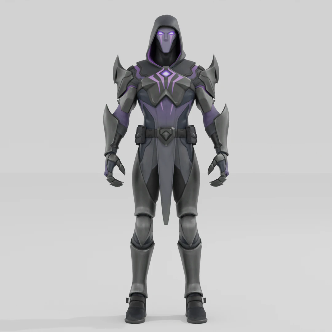 Dread Omen - Fortnite 3D Model .c4d .max .obj .3ds .fbx .stl .blend 