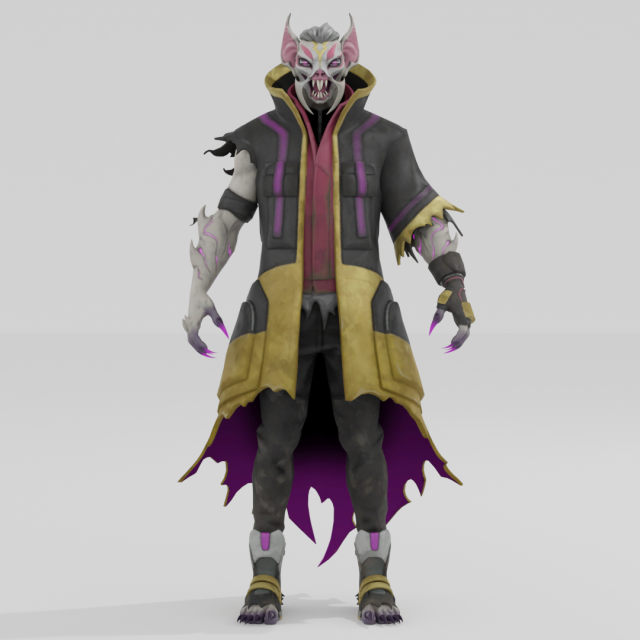 Regal Driftwalker - Fortnite 3D Model .c4d .max .obj .3ds .fbx .stl .blend 