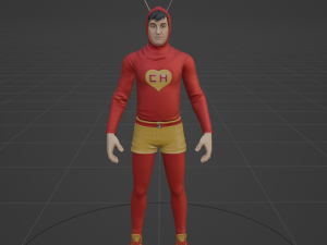 El Chapulin Colorado - Fortnite 3D Model