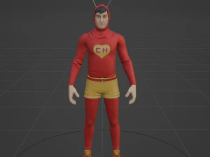 El Chapulin Colorado - Fortnite 3D Model