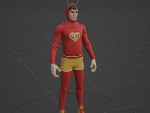 El Chapulin Colorado - Fortnite 3D Model