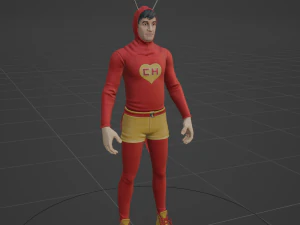 El Chapulin Colorado - Fortnite 3D Model