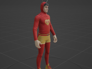 El Chapulin Colorado - Fortnite 3D Model