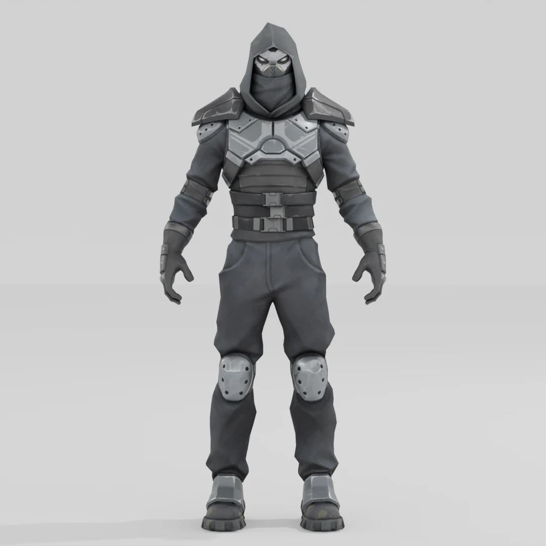 Enforcer - Fortnite 3D Model .c4d .max .obj .3ds .fbx .stl .blend 