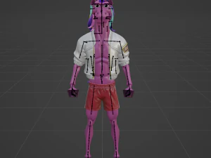 Fabio Sparklemane - Fortnite 3D Model