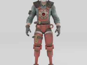 Farmer Steel - Fortnite 3D Model