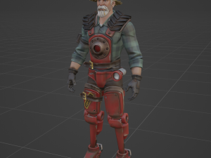 Farmer Steel - Fortnite 3D 模型