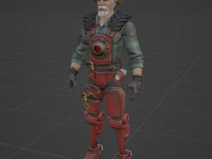 Farmer Steel - Fortnite 3D Model