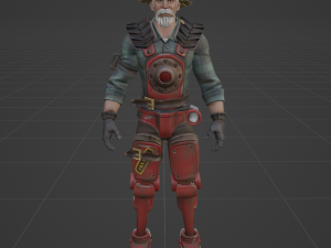Farmer Steel - Fortnite 3D 模型