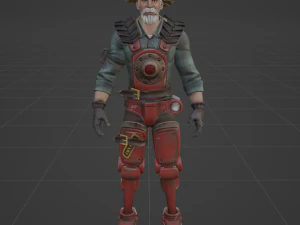 Farmer Steel - Fortnite 3D Model