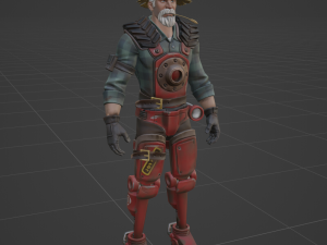 Farmer Steel - Fortnite 3D 模型
