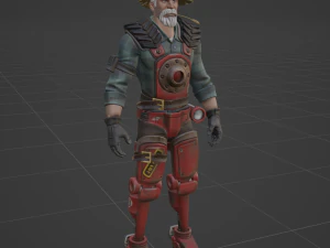 Farmer Steel - Fortnite 3D Model